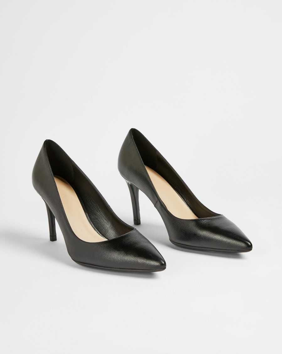 Ted Baker Alysse Leather Court Shoes Black | 1962705-KW