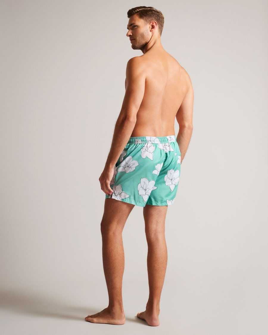 Ted Baker Ampbell Floral Swim Shorts Mint | 1078492-TK