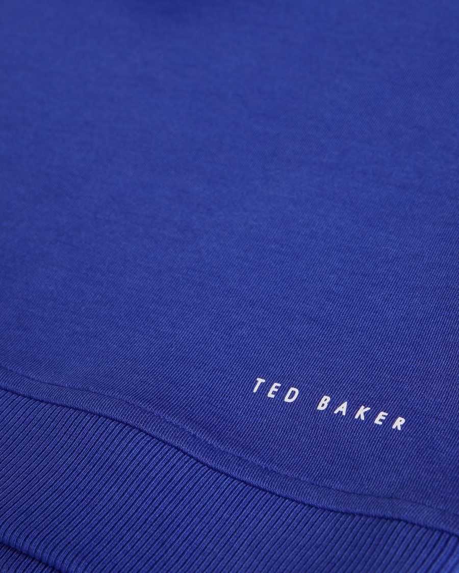 Ted Baker Antram Long Sleeve Half Zip Funnel Neck Blue | 4982053-NS