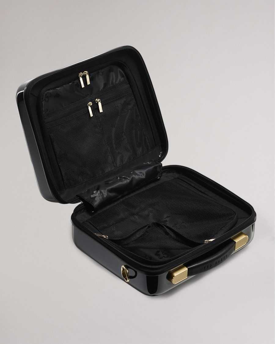 Ted Baker Anvil Spliced Floral Vanity Case Black | 4209816-GP