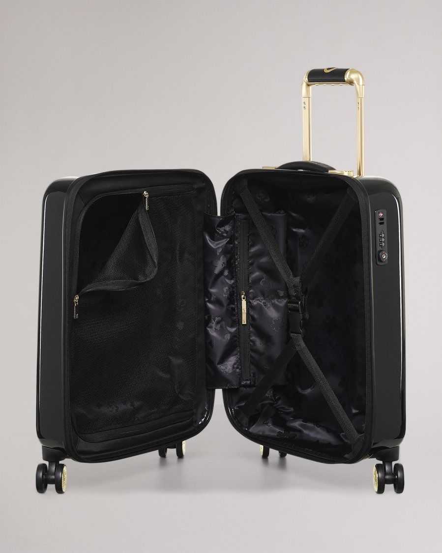 Ted Baker Anvila Spliced Floral Small Trolley Case Black | 3514872-EP