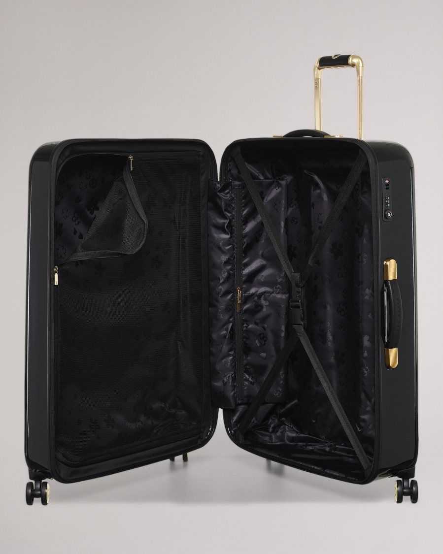 Ted Baker Anvilat Spliced Floral Large Trolley Case Black | 2174908-HW