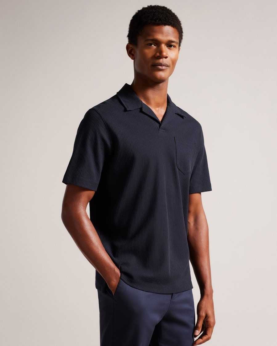 Ted Baker Arkes Regular Fit Polo Shirt Navy | 1379085-XD