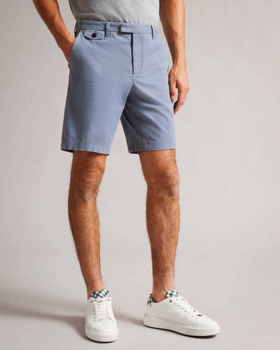 Ted Baker Ashfrd Chino Shorts Medium Blue | 9231670-NC