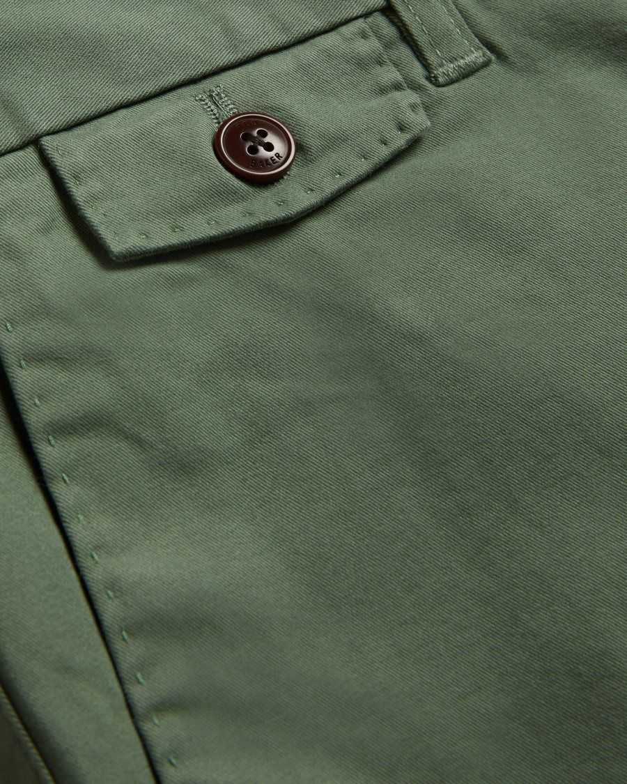 Ted Baker Ashfrd Chino Shorts Olive | 5903167-DK