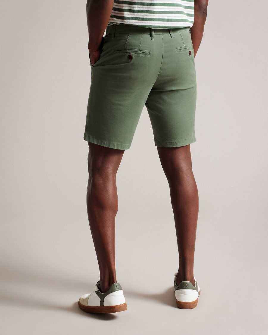 Ted Baker Ashfrd Chino Shorts Olive | 5903167-DK