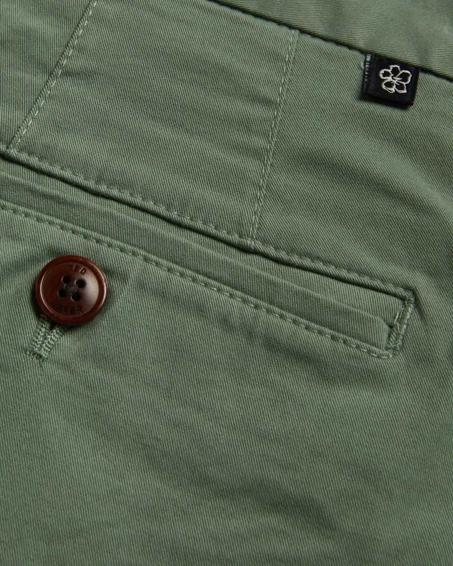 Ted Baker Ashfrd Chino Shorts Olive | 5903167-DK