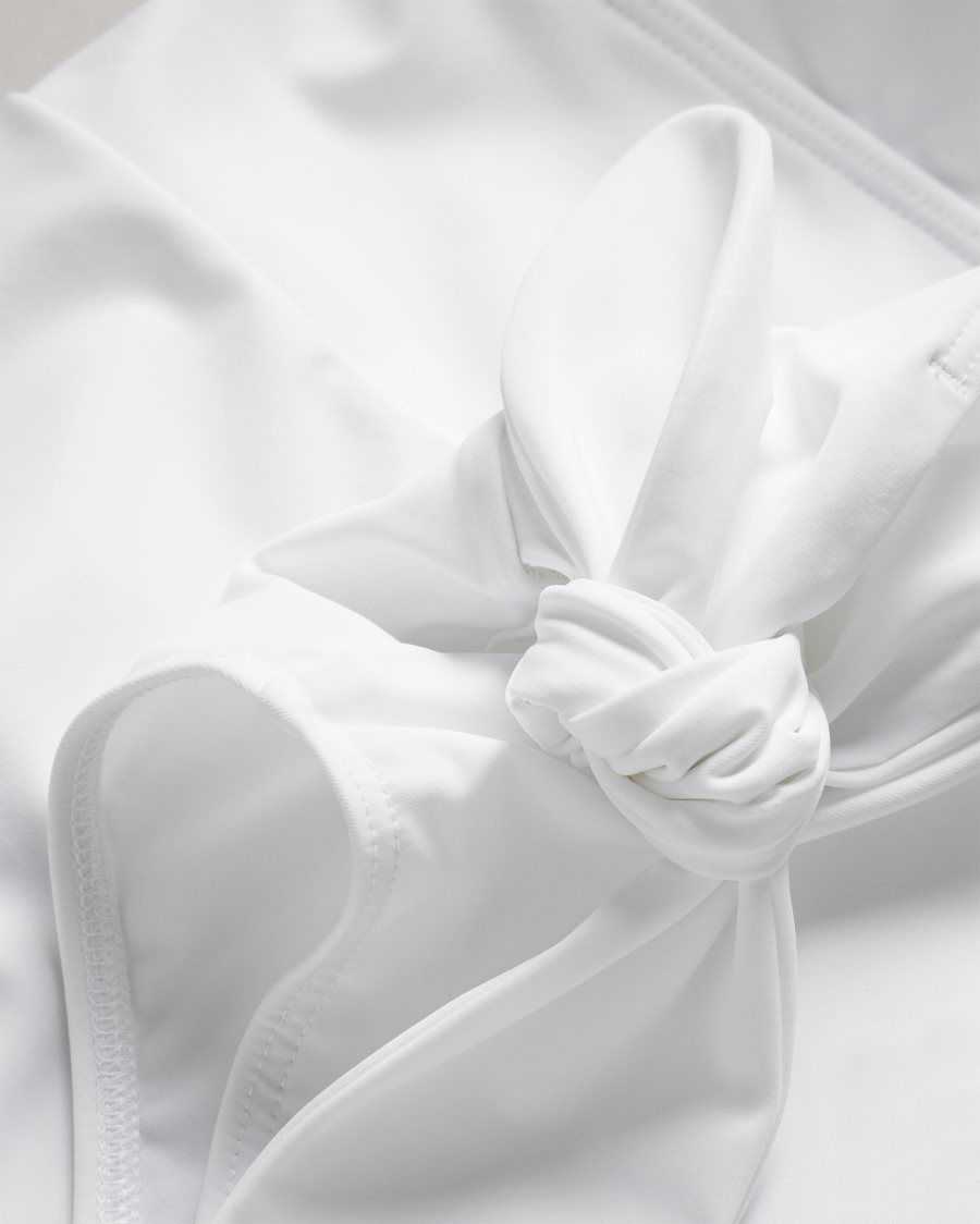 Ted Baker Astile Tie Side Swimming Costume White | 7824053-IP