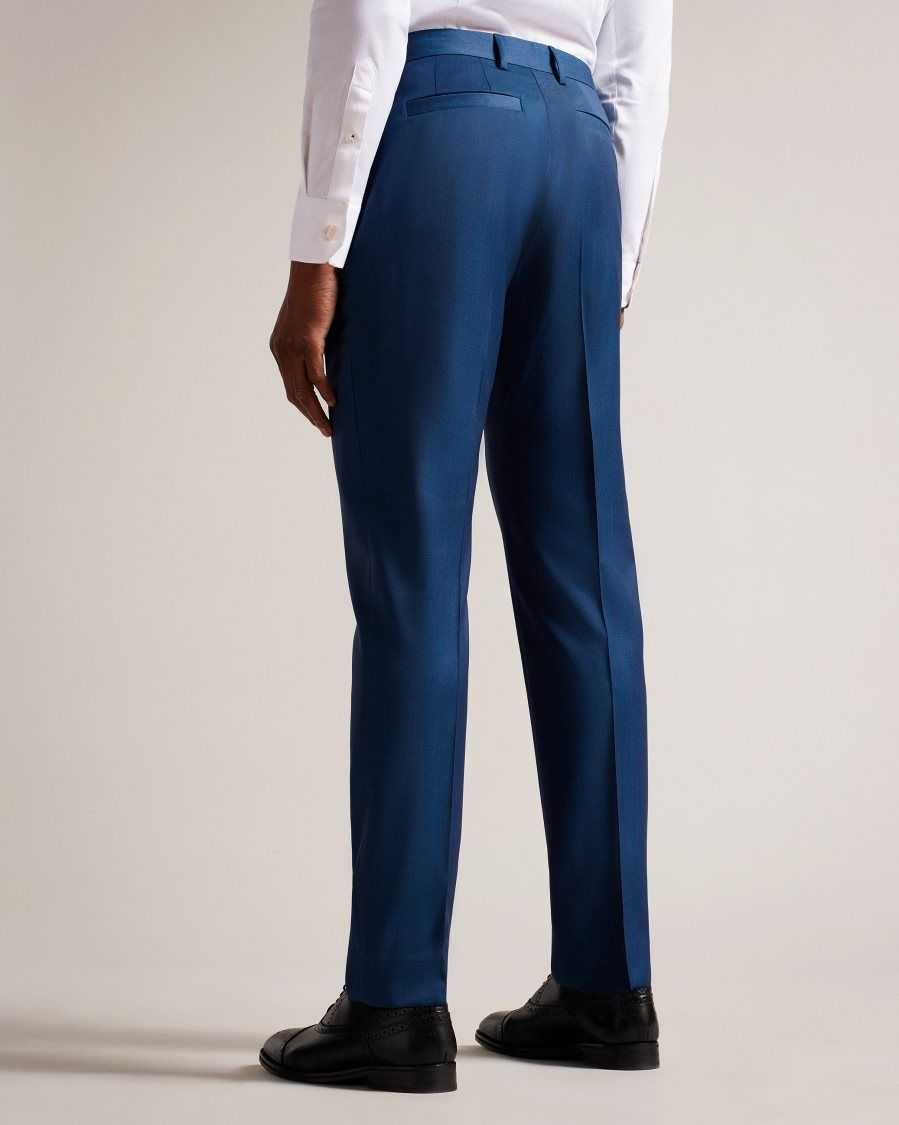 Ted Baker Atlowt Camburn Fit Trousers Bright Blue | 4261973-QV