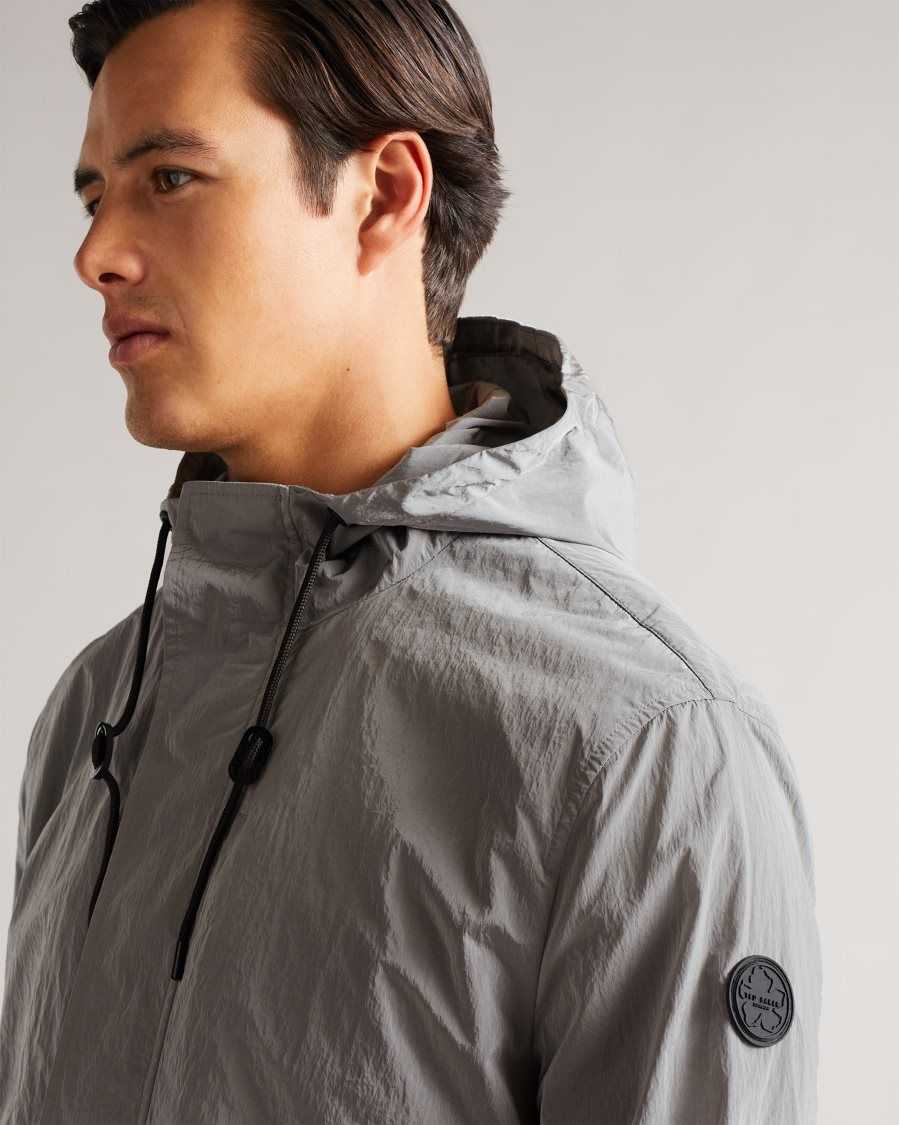 Ted Baker Atrim Lightweight Parka Grey | 0473586-OJ