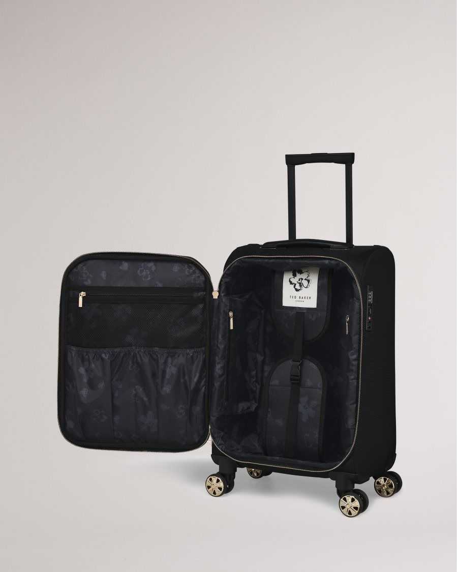 Ted Baker Averri Softside Cabin Trolley Case 55x35x25cm Black | 6732459-PJ