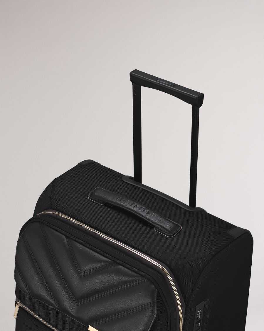 Ted Baker Averri Softside Cabin Trolley Case 55x35x25cm Black | 6732459-PJ