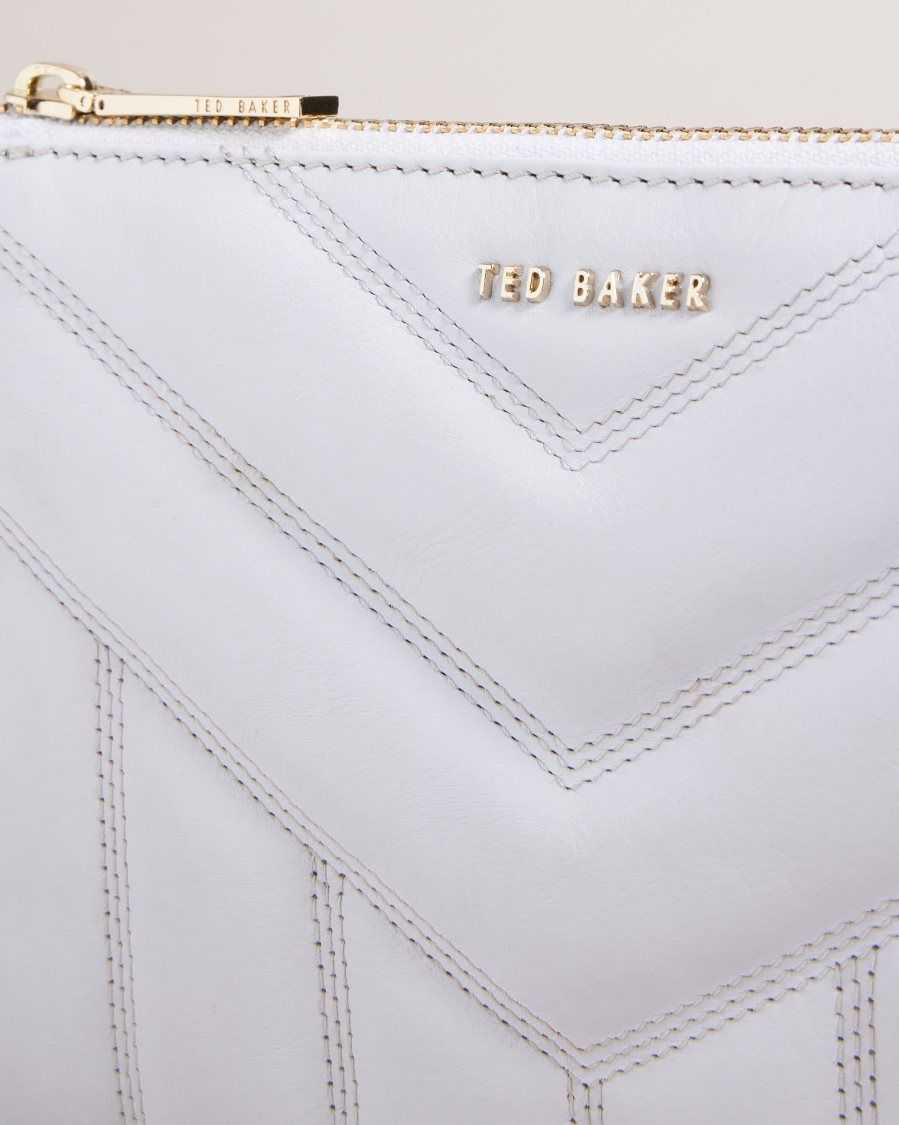 Ted Baker Ayasini Quilted Puffer Crossbody Bag Light Blue | 9850761-CW