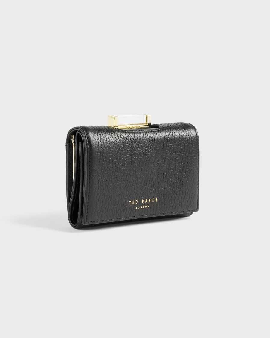 Ted Baker Baran Small Bobble Purse Black | 0471659-TQ