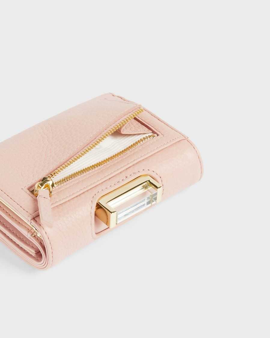 Ted Baker Baran Small Bobble Purse Pale Pink | 2635784-DE