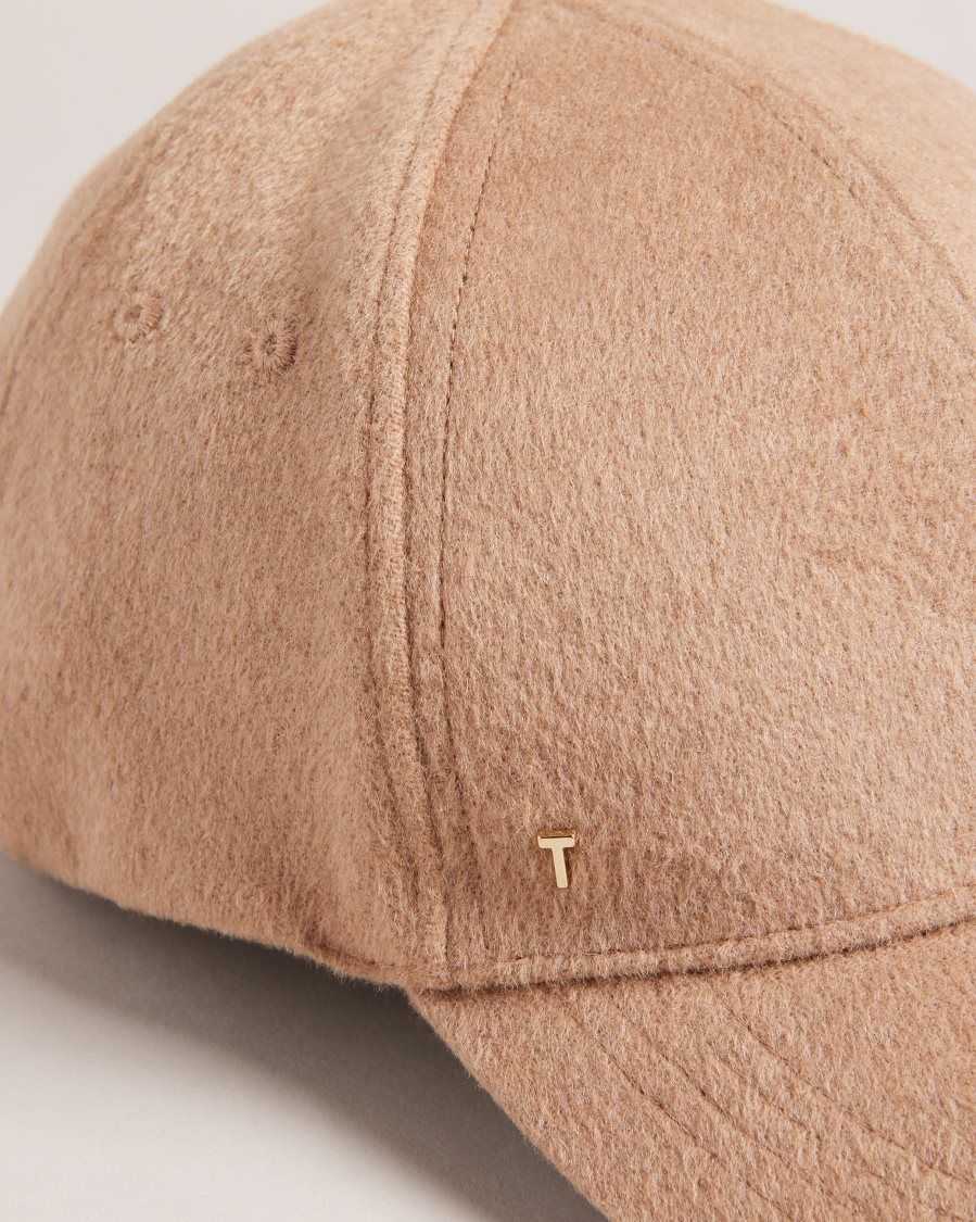 Ted Baker Becce Wool Blend Cap Brown | 5079126-LS