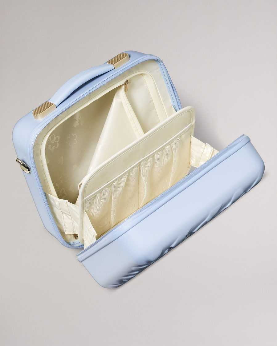 Ted Baker Beelle Bow Detail Vanity Case 31.5x34x19.5cm Pale Blue | 0945673-HN