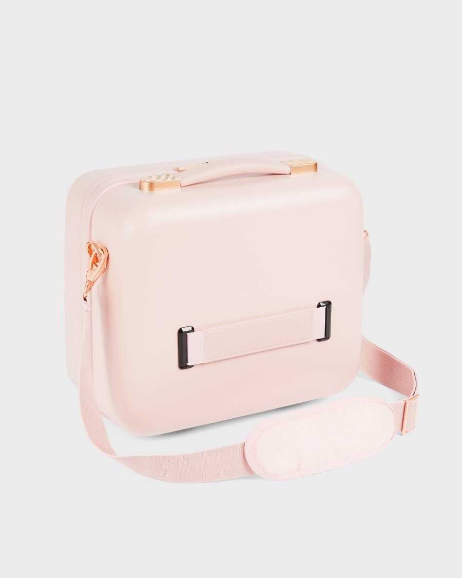 Ted Baker Beelle Bow Detail Vanity Case 31.5x34x19.5cm Pink | 7920583-TU