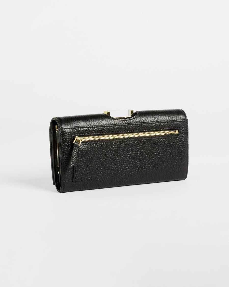 Ted Baker Bita Large Bobble Purse Black | 6934052-DF