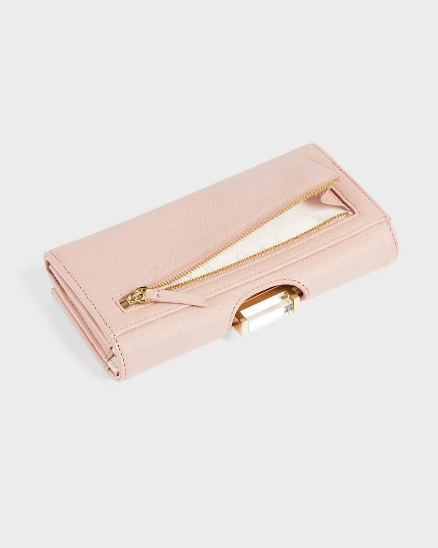 Ted Baker Bita Large Bobble Purse Pale Pink | 2396405-CE