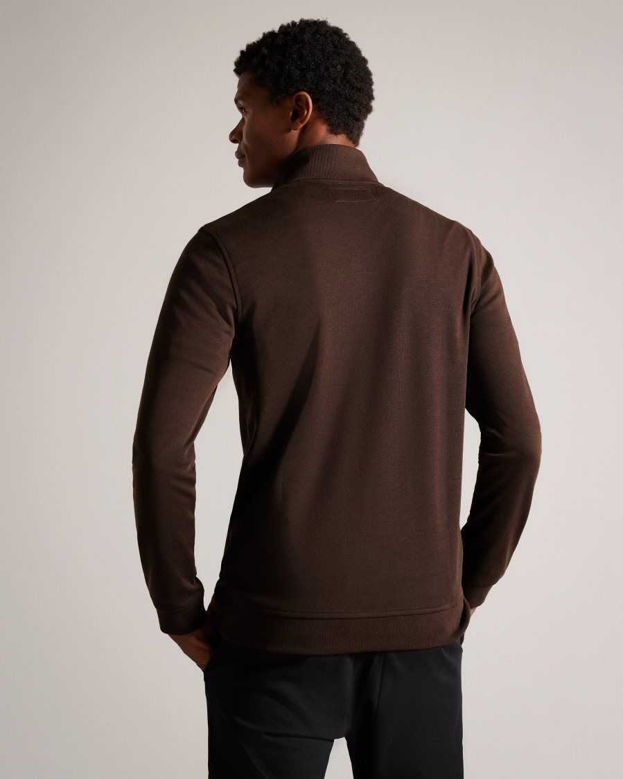 Ted Baker Bits Funnel Neck Pullover Brown | 5174920-WA