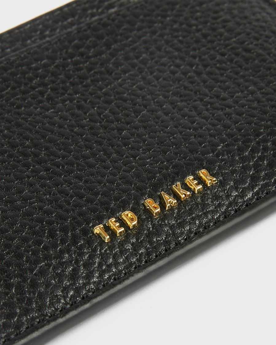 Ted Baker Briell Zip Card Holder Black | 9502786-PJ