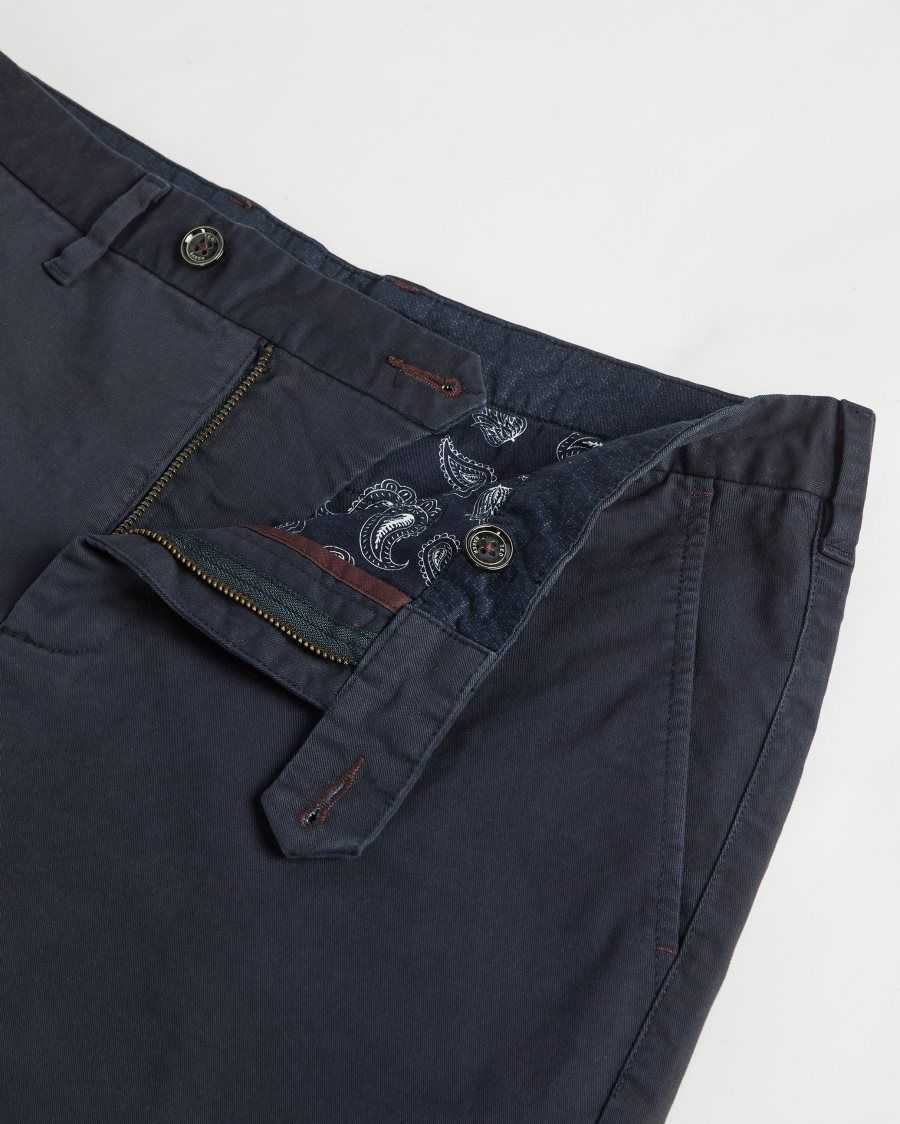 Ted Baker Buenose Cotton Chino Shorts Navy | 3915284-WJ