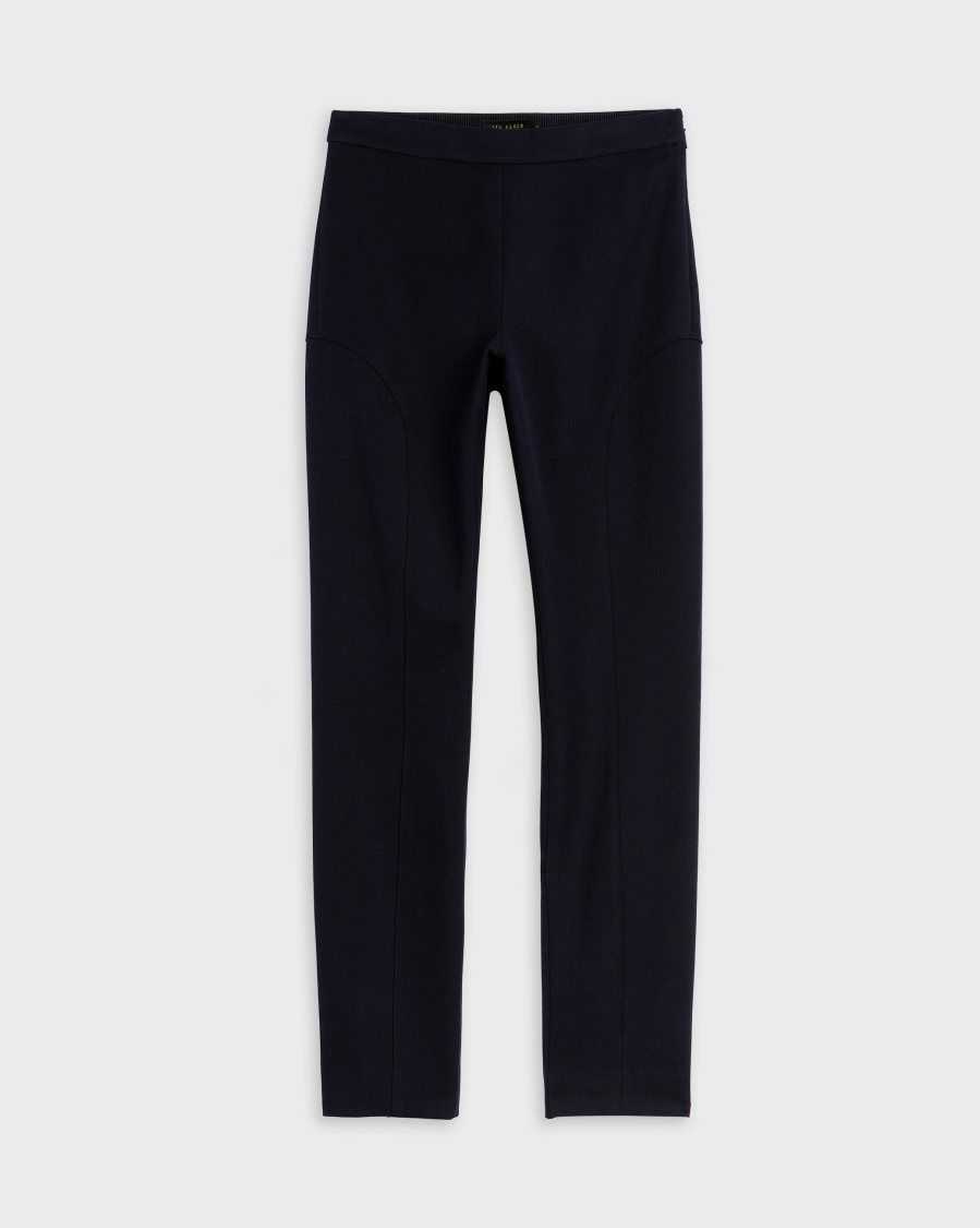 Ted Baker Calya Seam Detail Trousers Navy | 2635847-AN