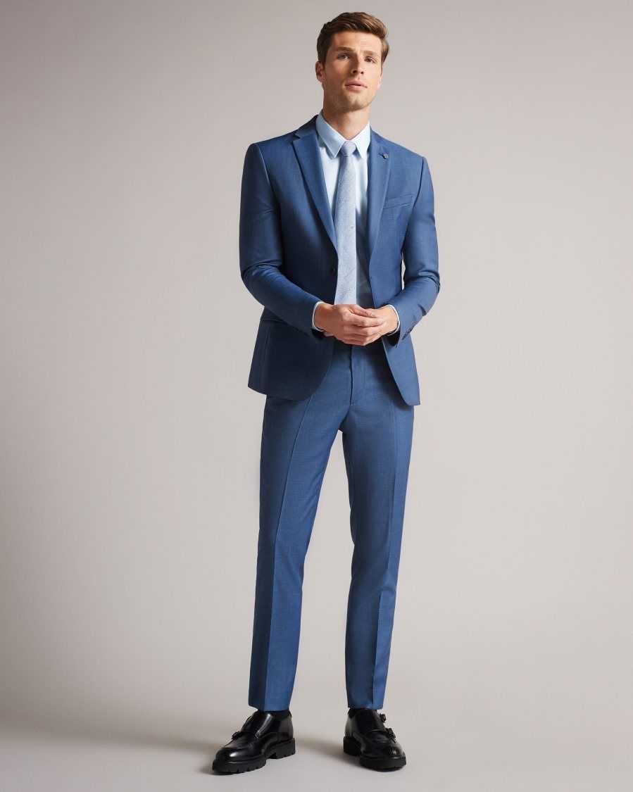 Ted Baker Camdejs Slim Light Blue Suit Jacket Light Blue | 8619305-OA