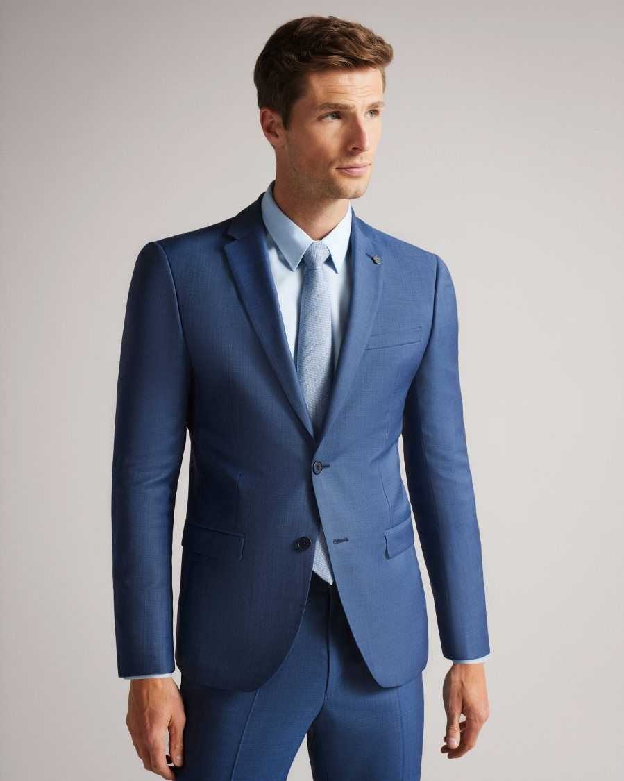 Ted Baker Camdejs Slim Light Blue Suit Jacket Light Blue | 8619305-OA