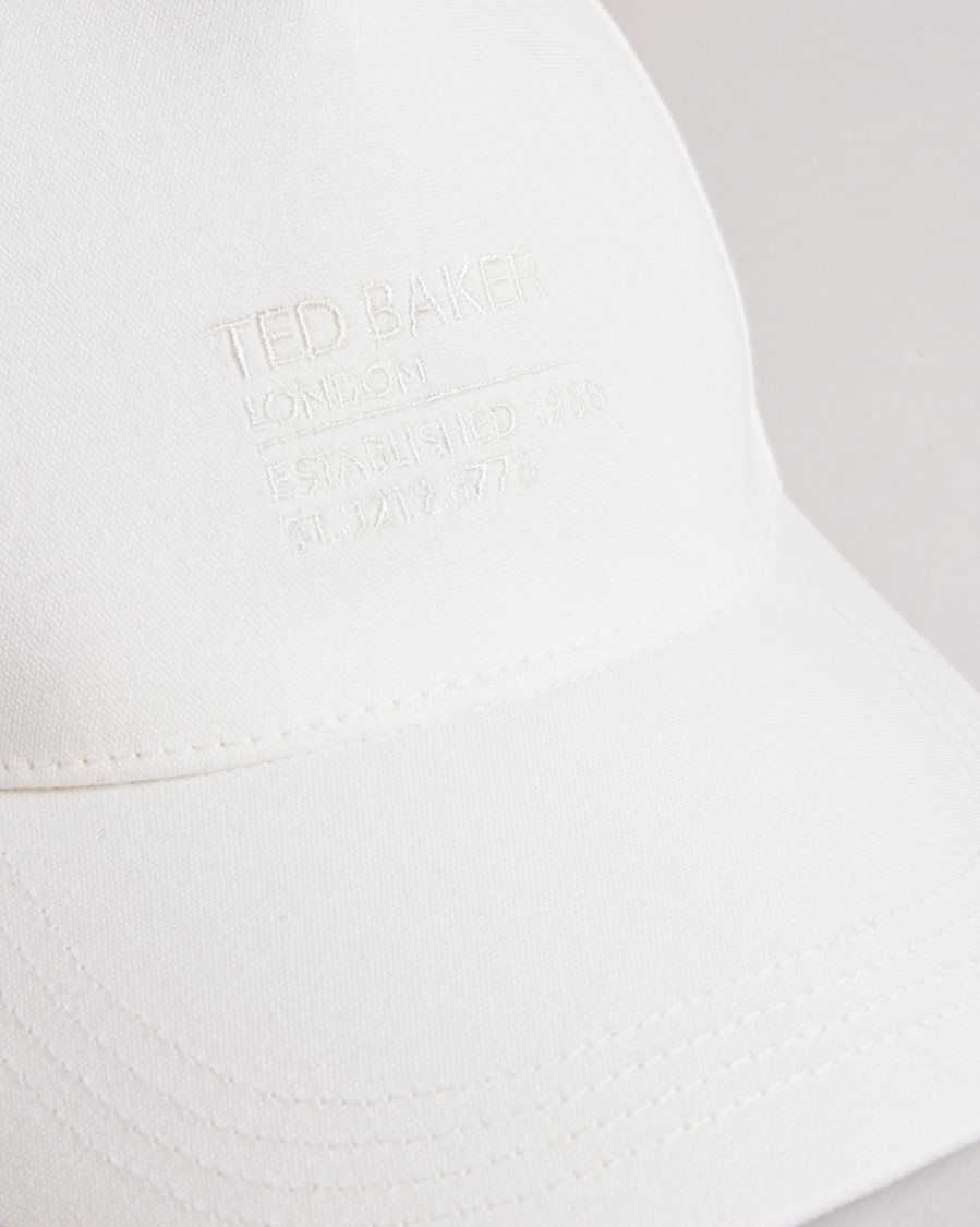 Ted Baker Cathyy Branded Canvas Cap Ivory | 4069753-SQ