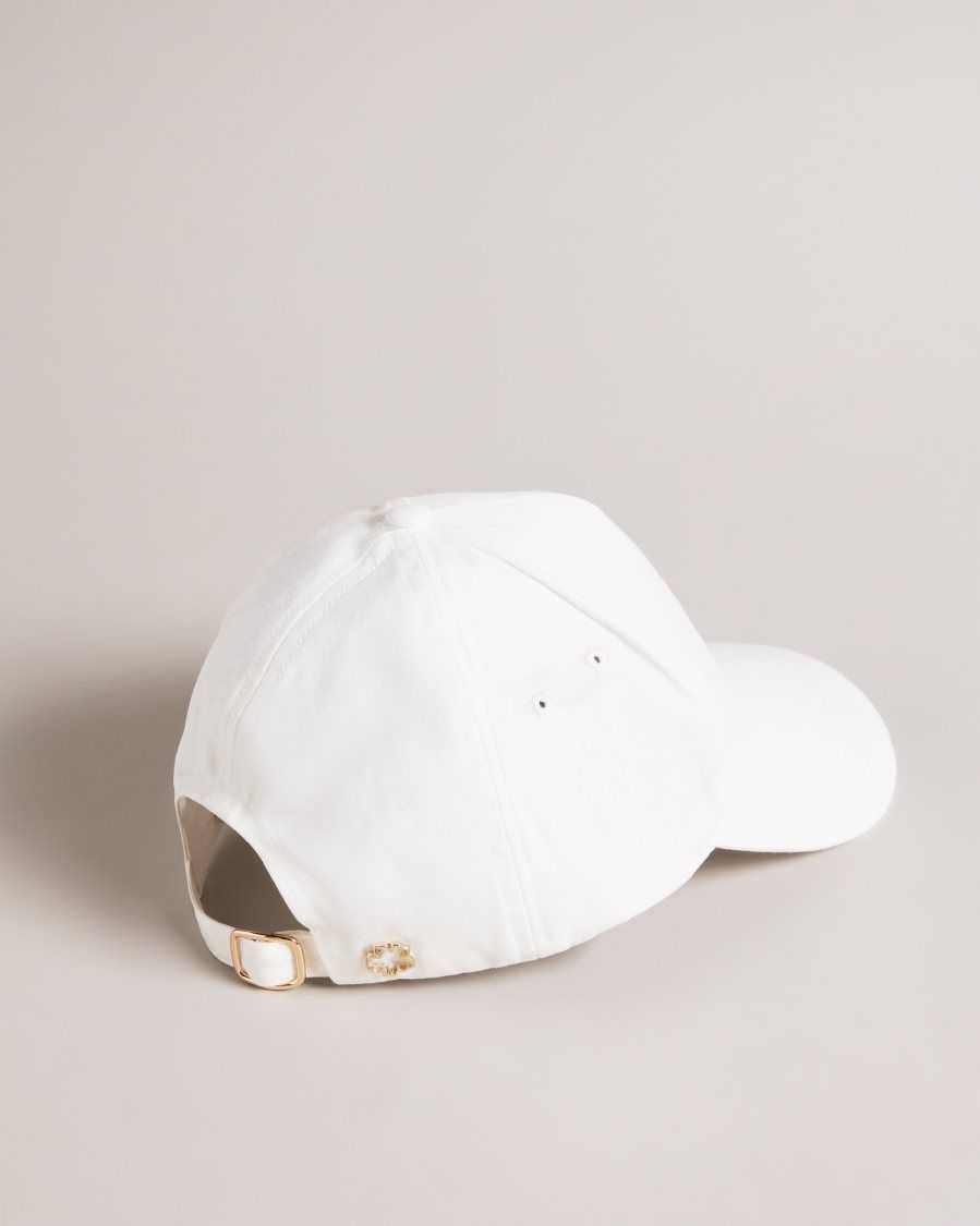 Ted Baker Cathyy Branded Canvas Cap Ivory | 4069753-SQ