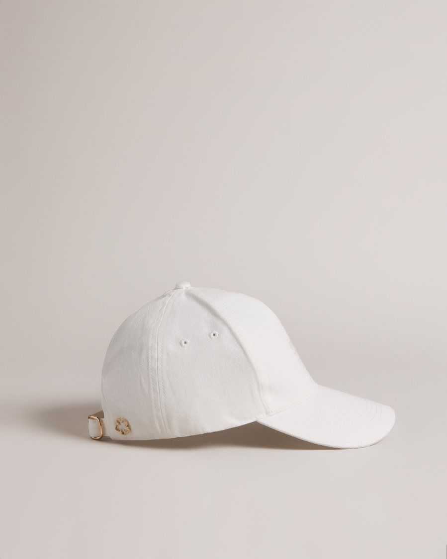 Ted Baker Cathyy Branded Canvas Cap Ivory | 4069753-SQ