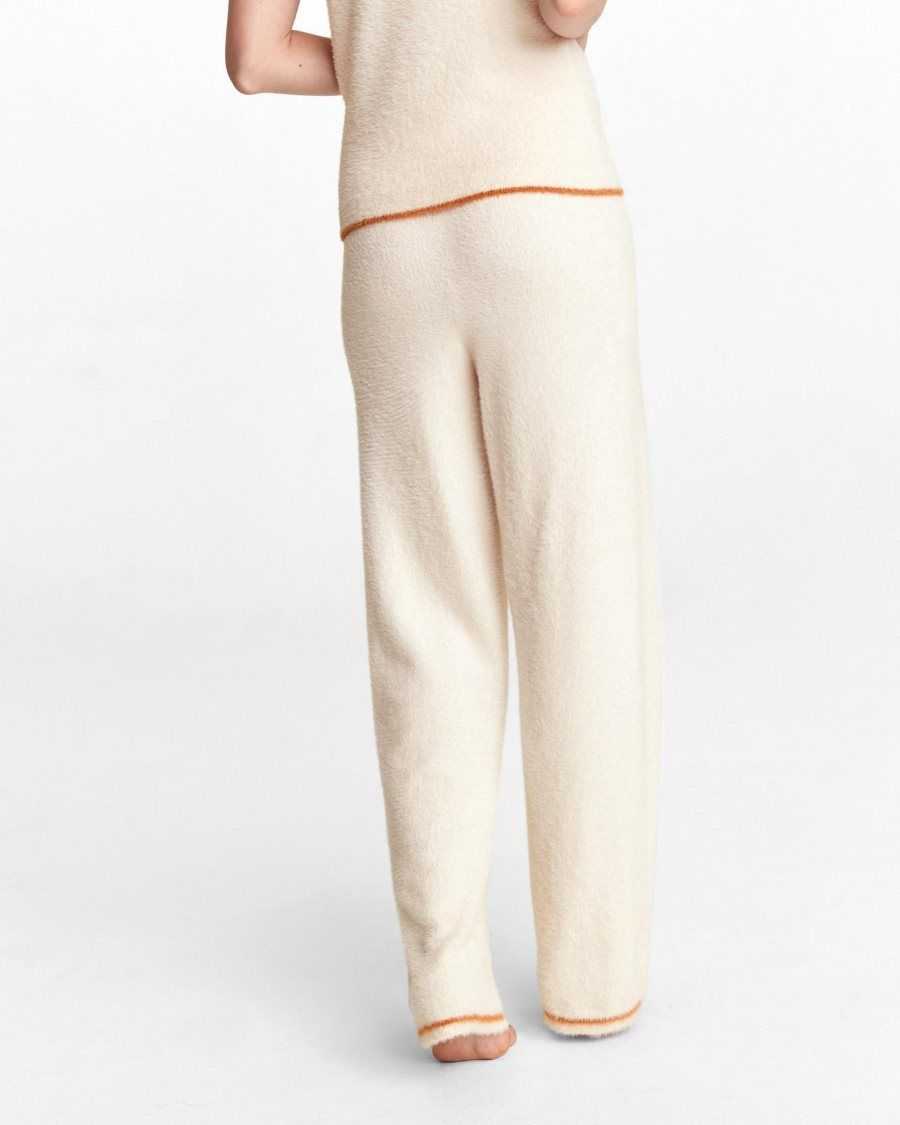 Ted Baker Chuckis Cosy Wide Leg Trouser Cream | 8291047-ON