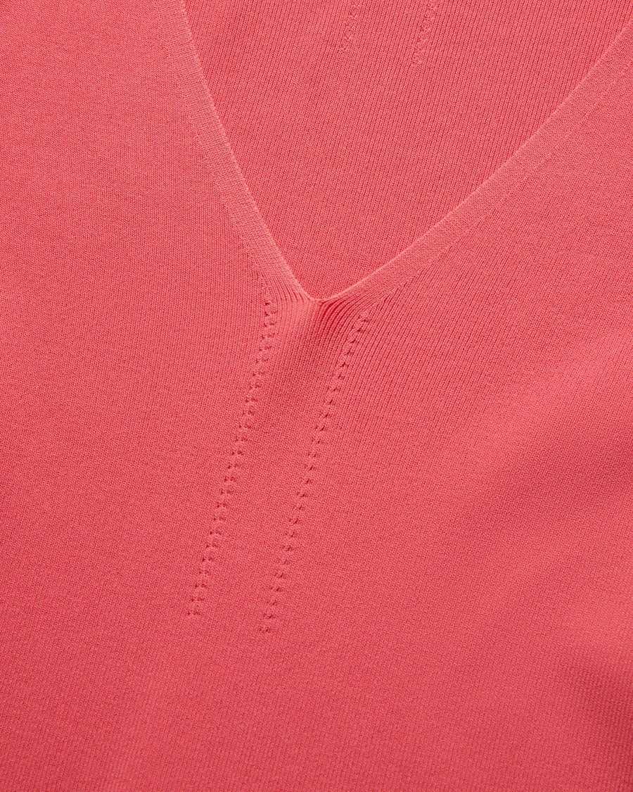 Ted Baker Cileste V Neck Slim Fit Knit Top Coral | 0834516-YG