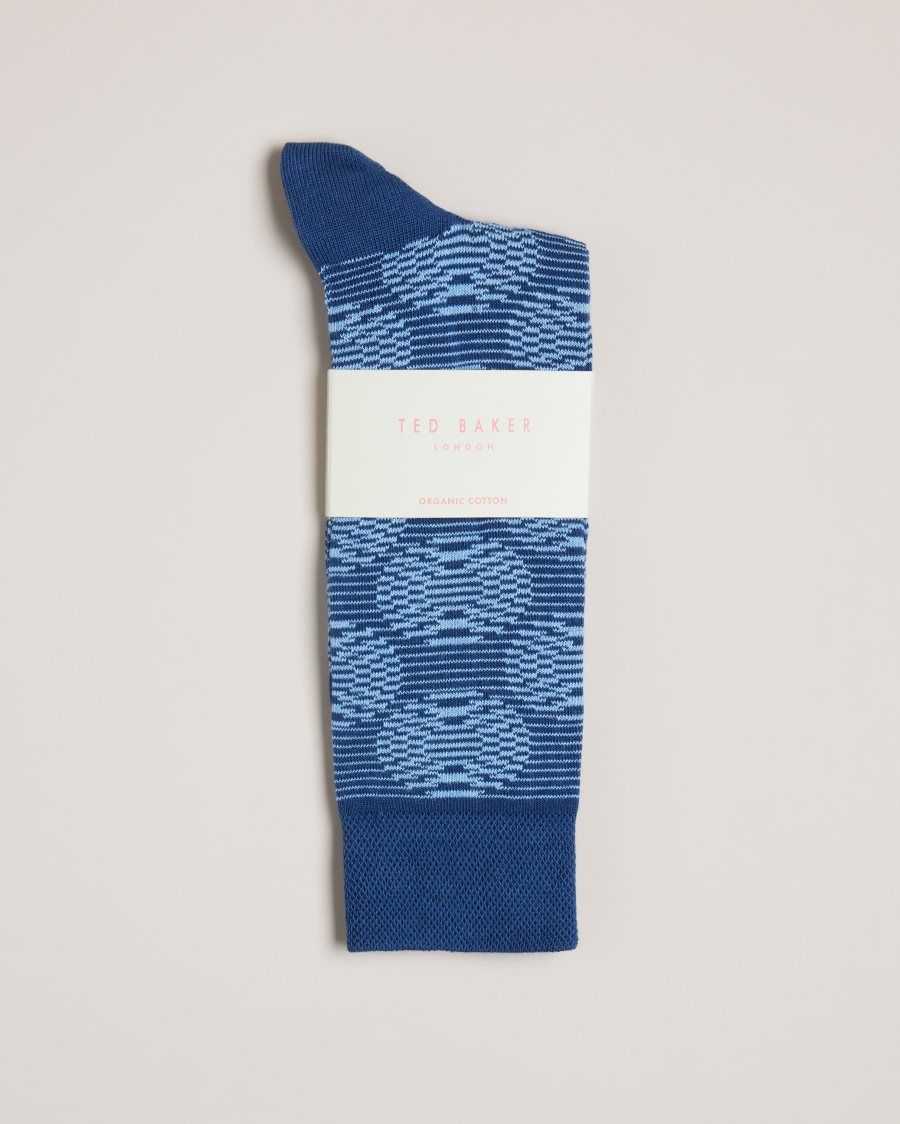 Ted Baker Circsok Circular Geometric Socks Blue | 5879104-YM