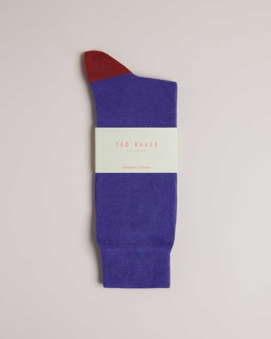 Ted Baker Clasic Plain Socks Medium Blue | 1628703-IN