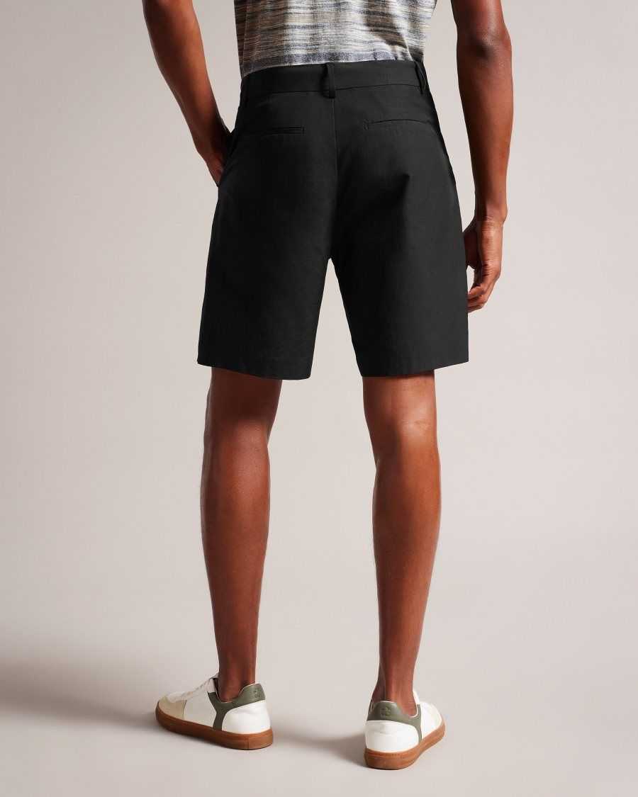 Ted Baker Cleeves Bermuda Shorts Black | 8956740-BC