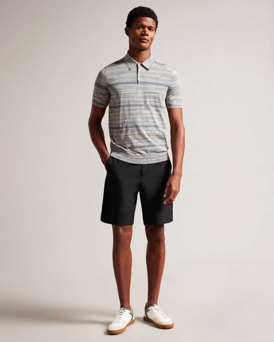 Ted Baker Cleeves Bermuda Shorts Black | 8956740-BC