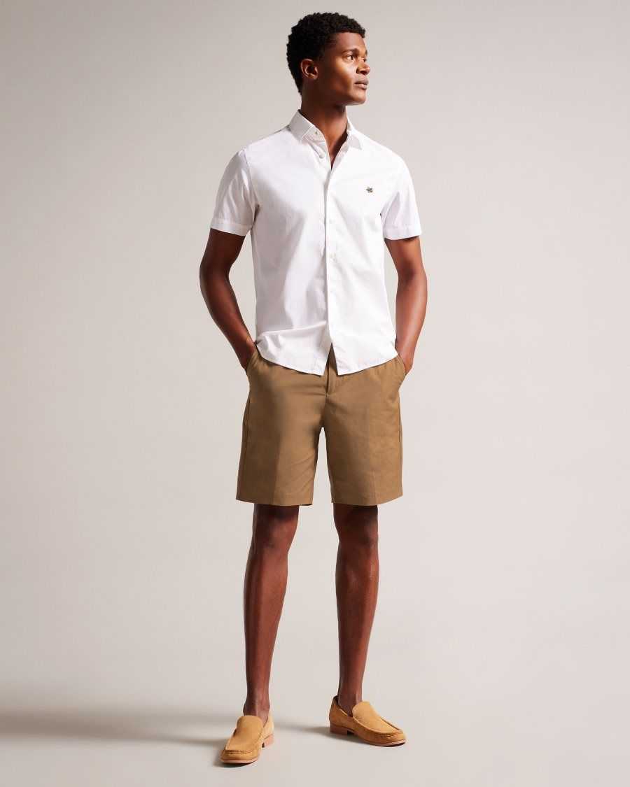 Ted Baker Cleeves Bermuda Shorts Stone | 1408639-ST