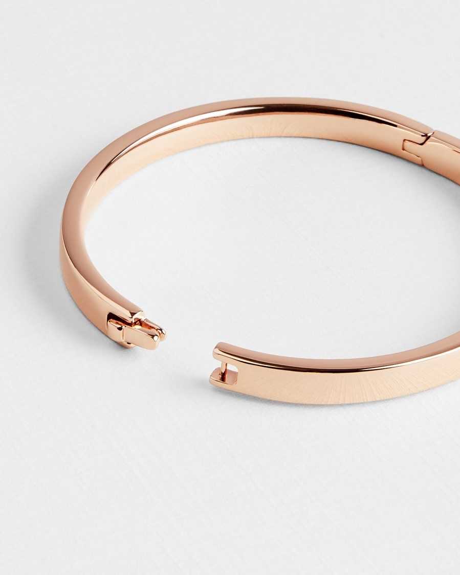 Ted Baker Clemina Hinged Bangle Rose Gold Colour | 8245160-CE