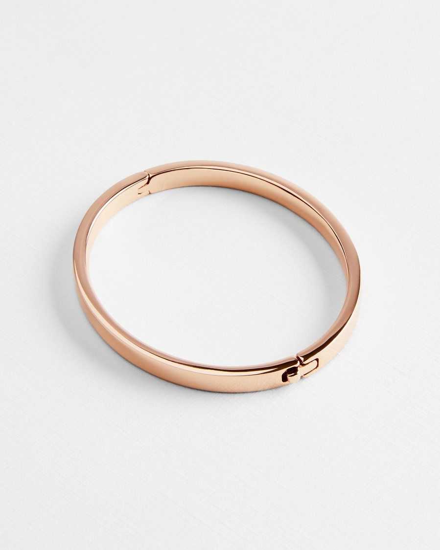 Ted Baker Clemina Hinged Bangle Rose Gold Colour | 8245160-CE