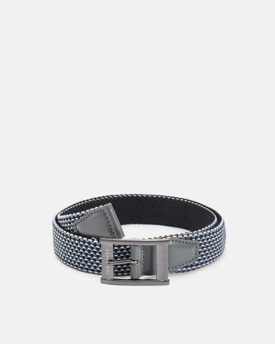 Ted Baker Columm Reversible Elastic Belt Navy | 6419728-NW