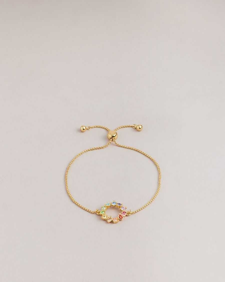 Ted Baker Cresta Crystal Hoop Bracelet Multicoloured | 5910837-IP