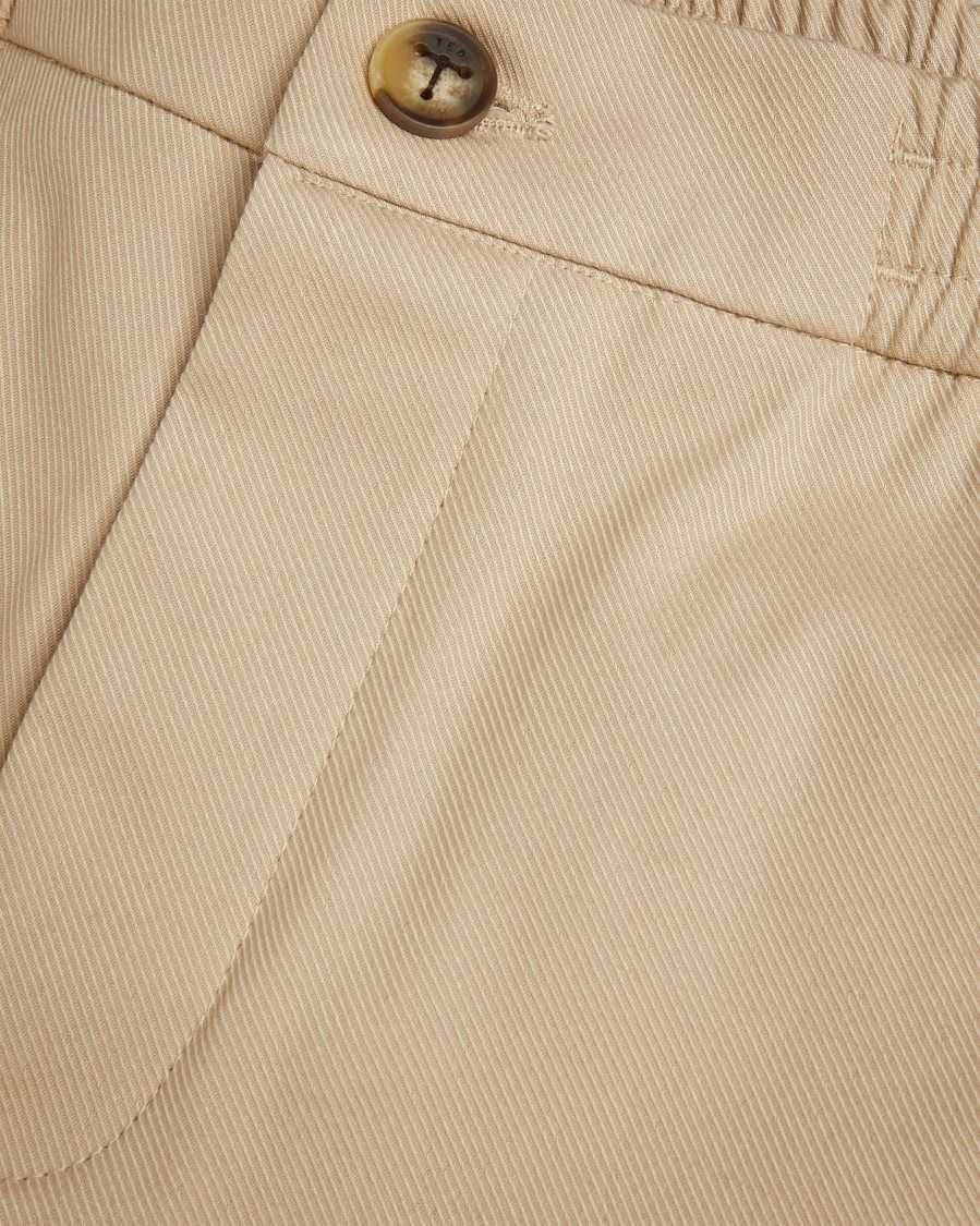 Ted Baker Creswel Elasticated Drawstring Shorts Natural | 3871956-GR