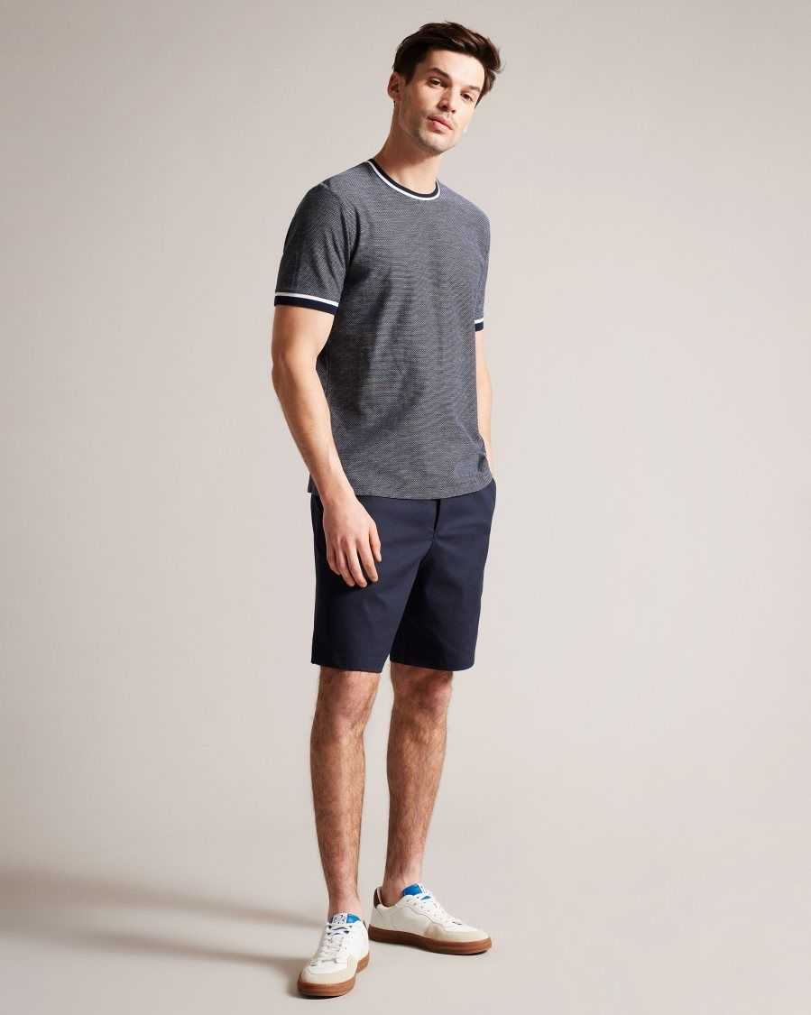 Ted Baker Creswel Elasticated Drawstring Shorts Navy | 8264953-EU