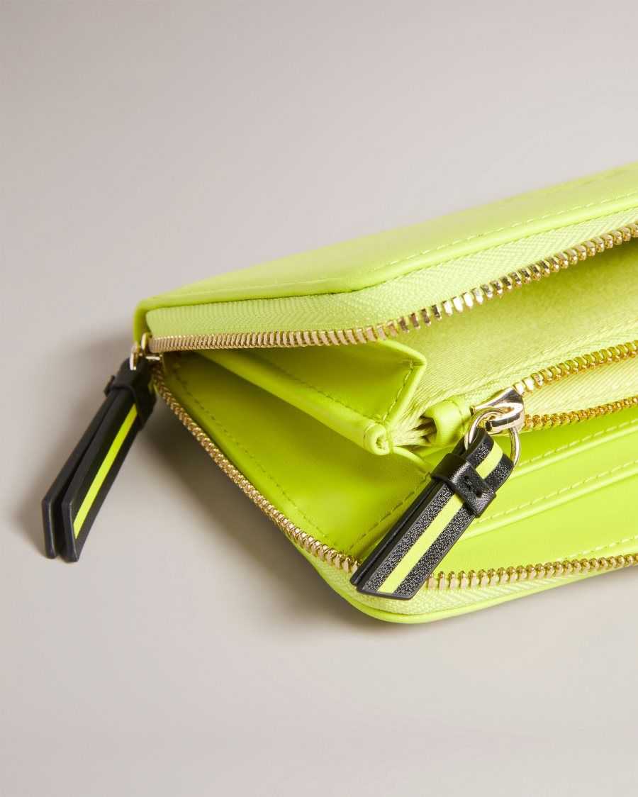 Ted Baker Dalily Leather Webbing Purse Pale Green | 9425780-QM