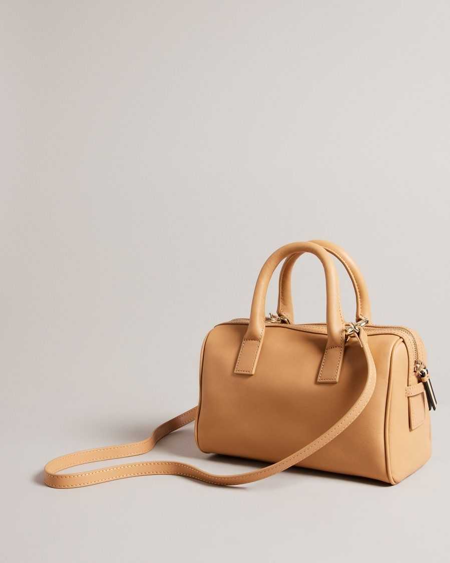 Ted Baker Daralia Branded Webbing Shoulder Bag Camel | 8062439-PZ