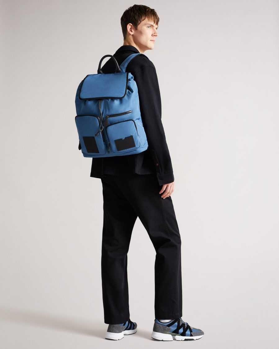 Ted Baker Disrict Modular Backpack Blue | 9104652-LP