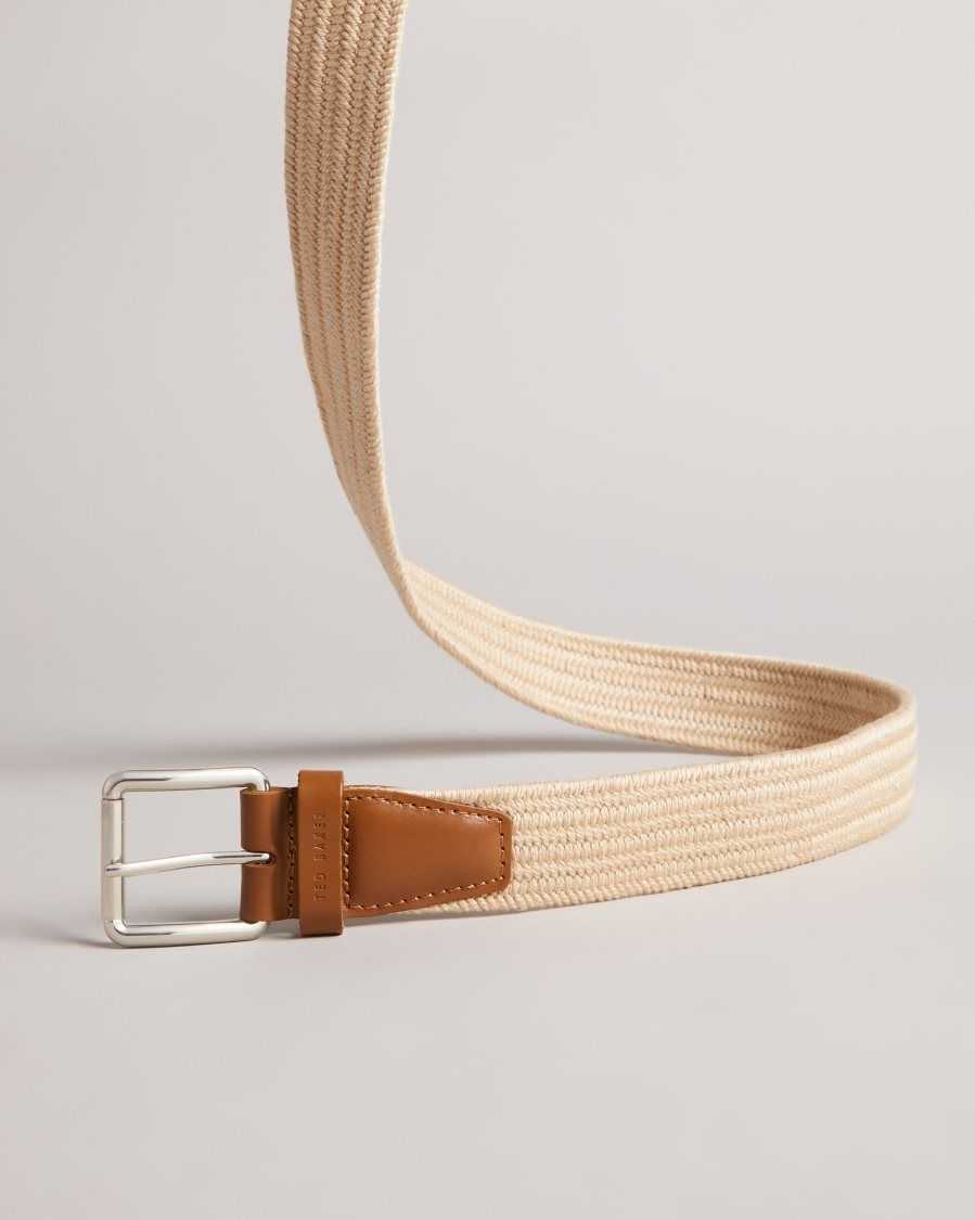 Ted Baker Diumm Woven Belt Natural | 4067312-GW